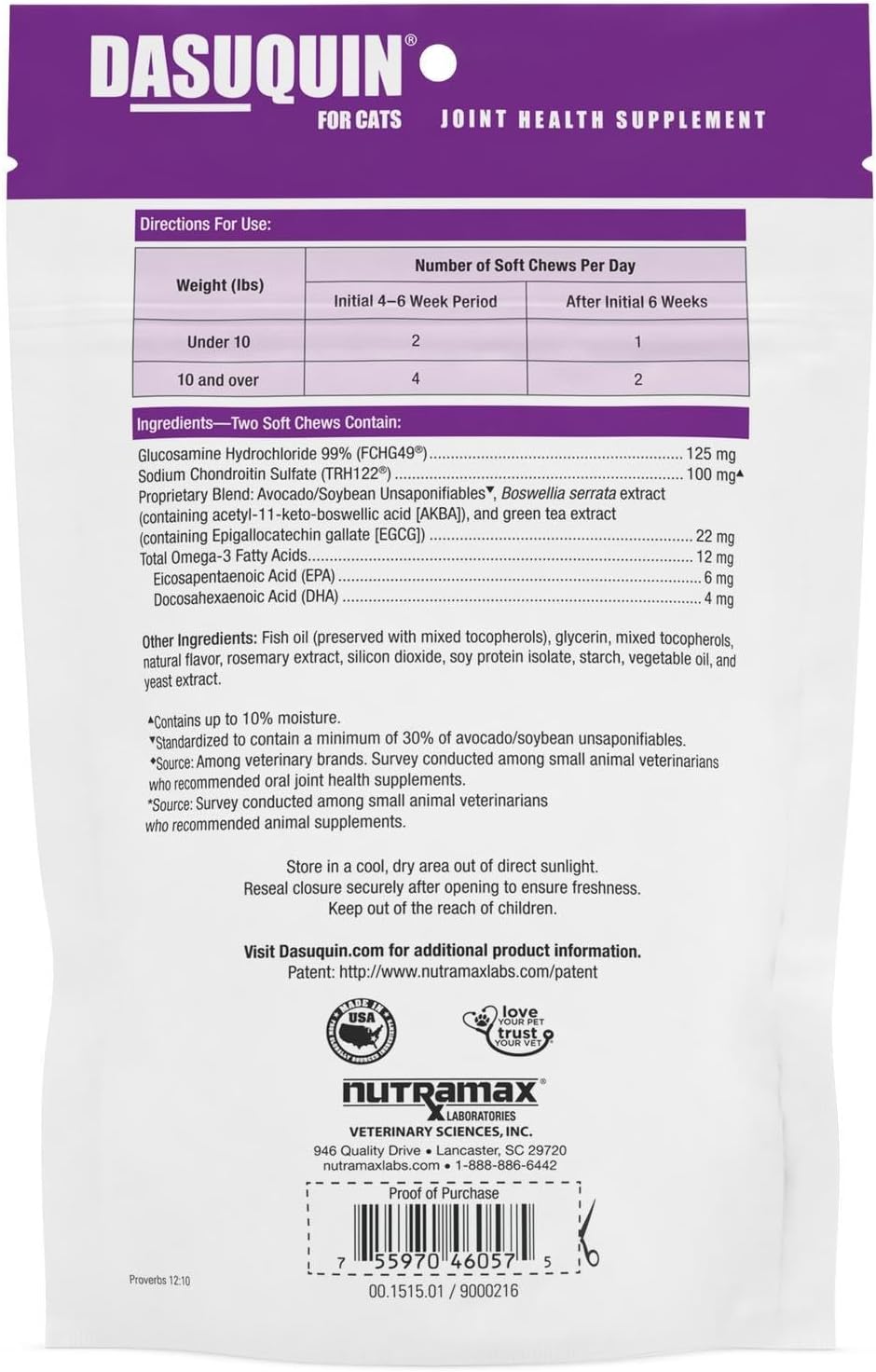 Dasuquin Joint Health Supplement for Cats