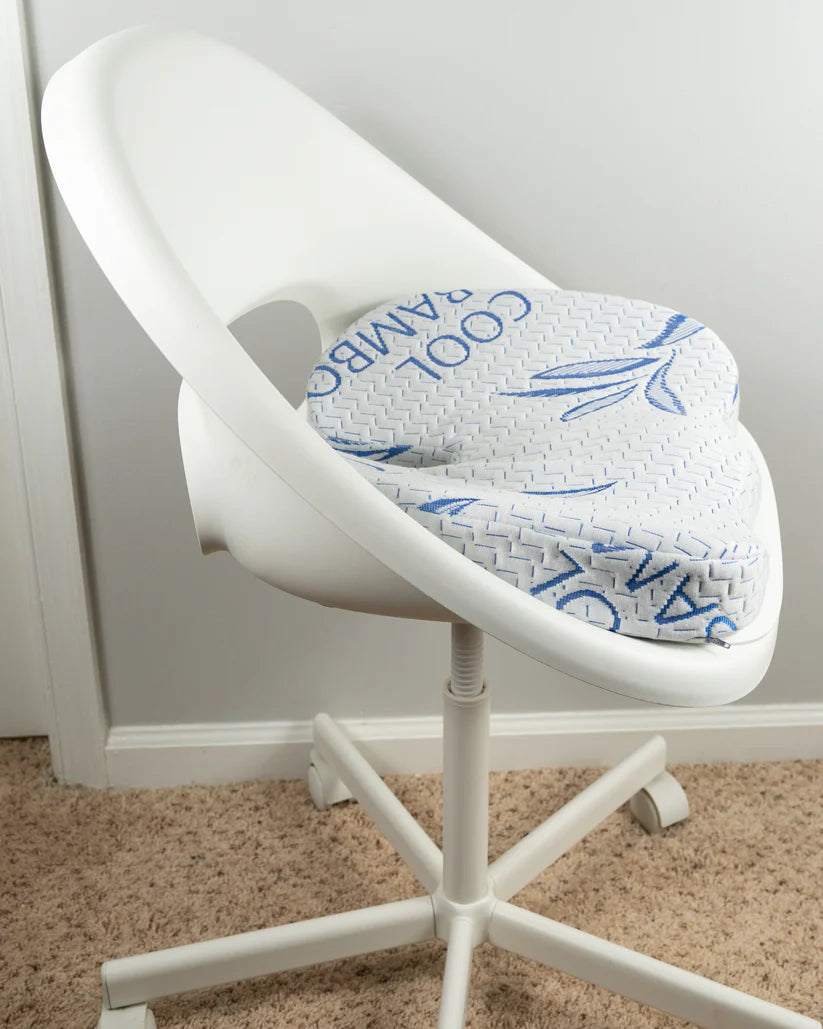 Cojín de asiento Almohada de bambú para máxima comodidad y soporte ortopédico