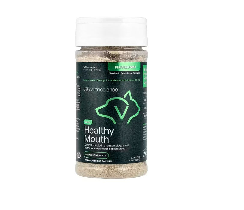 VETRISCIENCE Laboratories Perio Support Dental Health Powder for Cats&Dogs 4.2oz