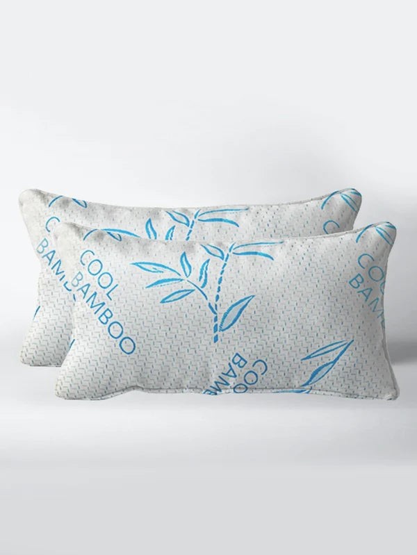 Almohada de cama premium cubierta de bambú: ultrasuave, hipoalergénica y ecológica