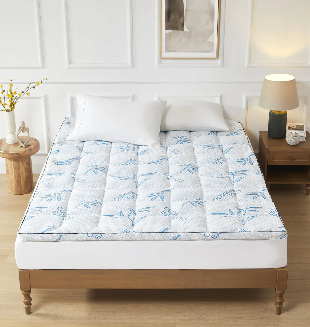 Bamboo Mattress Topper - Cool Bamboo Best Quality Quilted Comfort