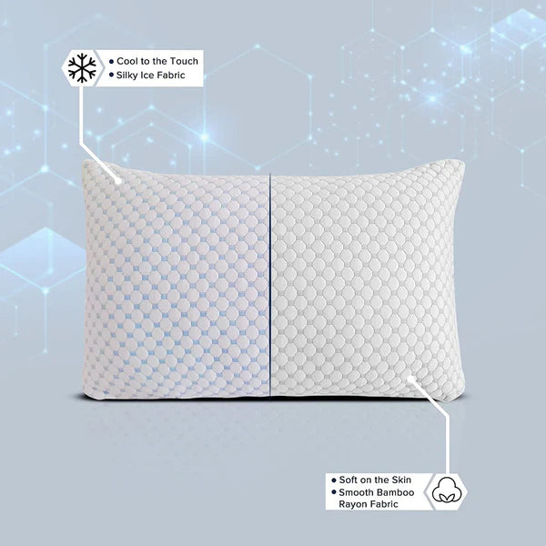 Cold Bamboo Pillow | Best Night Ice Pillow for Comfortable Sleep