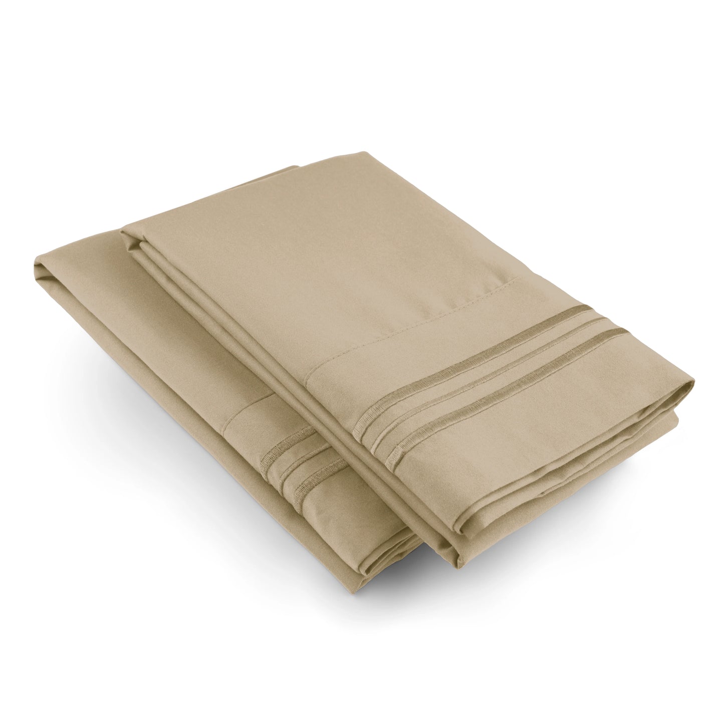 Pillowcase Set (2 pcs) | Hypoallergenic-Deep Pockets-Fade,Wrinkle,Stain Resistant-1800 Thread Count